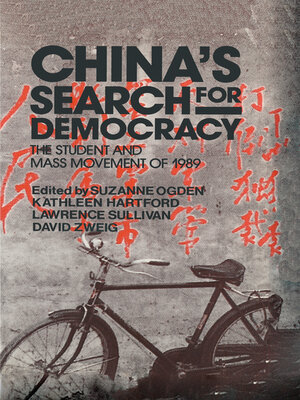 cover image of China's Search for Democracy